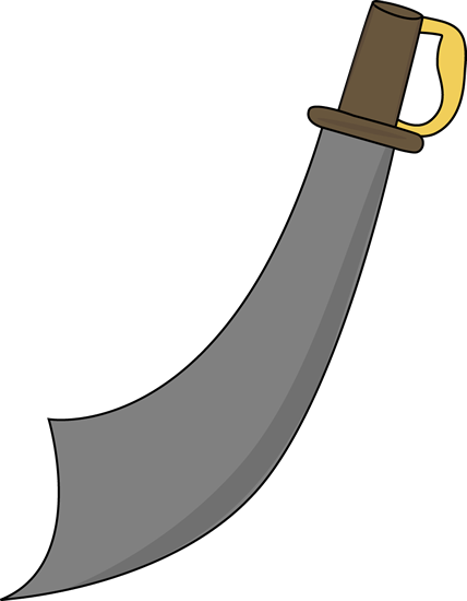 Piracy Sword Cutlass Clip art.