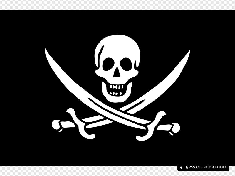 Pirate Jack Rackham Clip art, Icon and SVG.