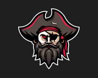 Pirate Mascot Designed by vdusan.