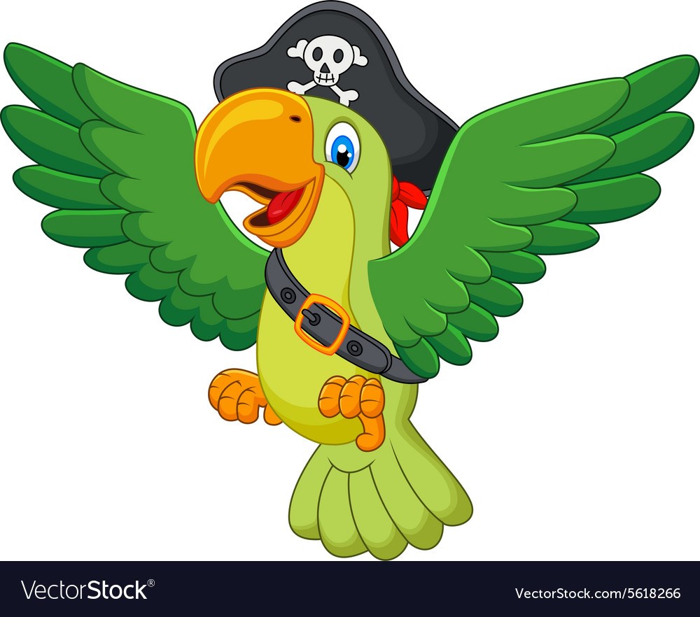 Free pirate parrot clipart 6 » Clipart Portal.