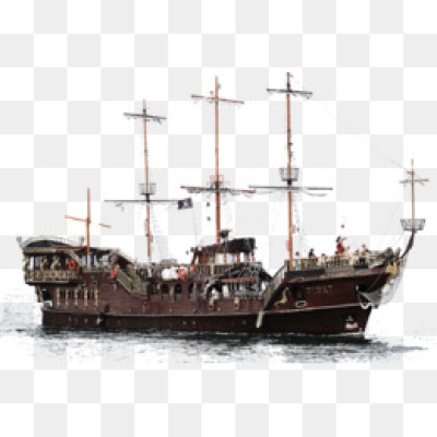 Download Free png Cartoon Pirate Ship PNG Images.