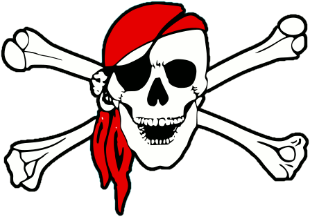 33+ Pirate Skull And Crossbones Clip Art.