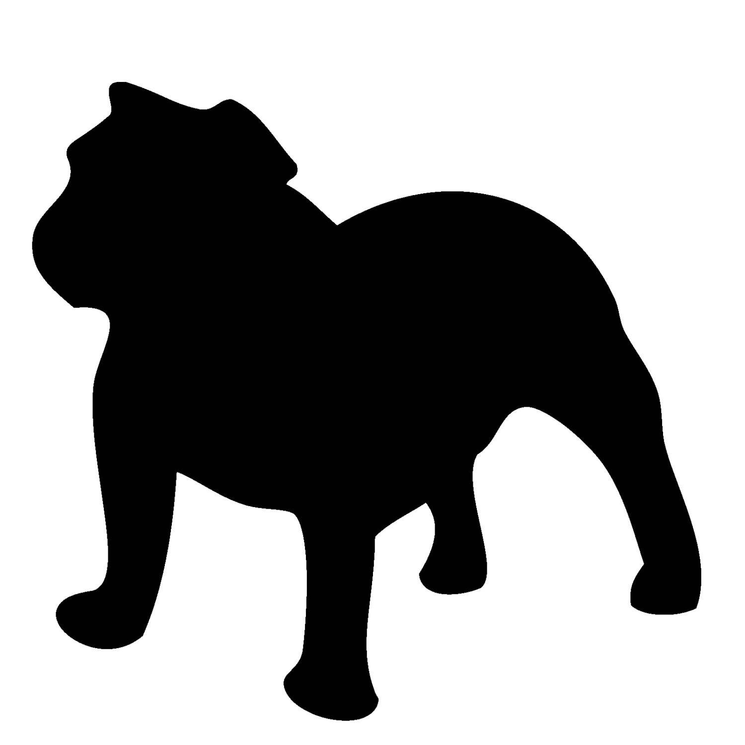 Free Pitbull Head Silhouette, Download Free Clip Art, Free.