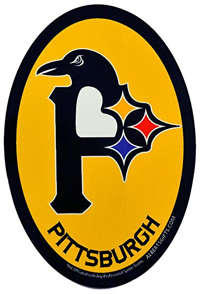 3 in 1 Pittsburgh Logo Sticker (4.5 inches high by 3 inches wide).