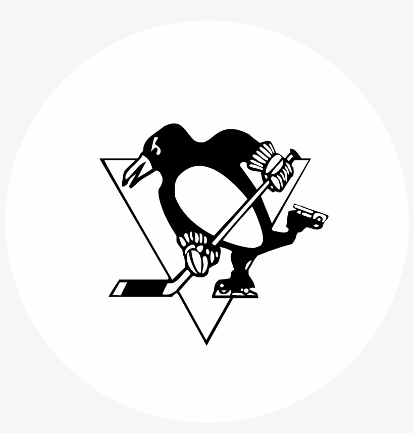 Pittsburgh Penguins Logo Black And White.