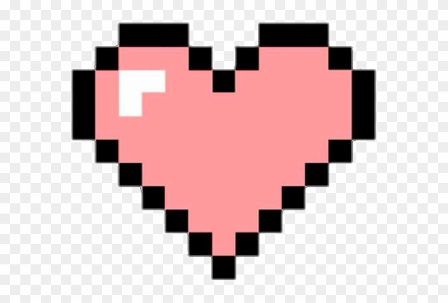 Pixel Clipart Pixel Heart.