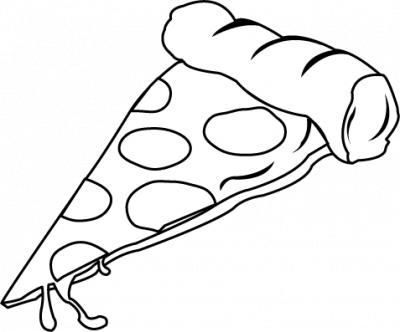 Black and white clipart pizza 5 » Clipart Portal.