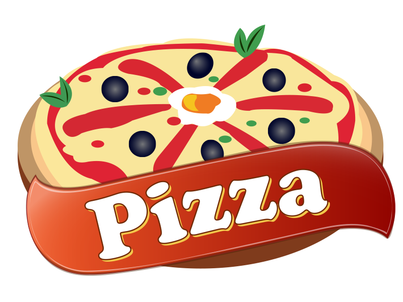 Pizza logos.
