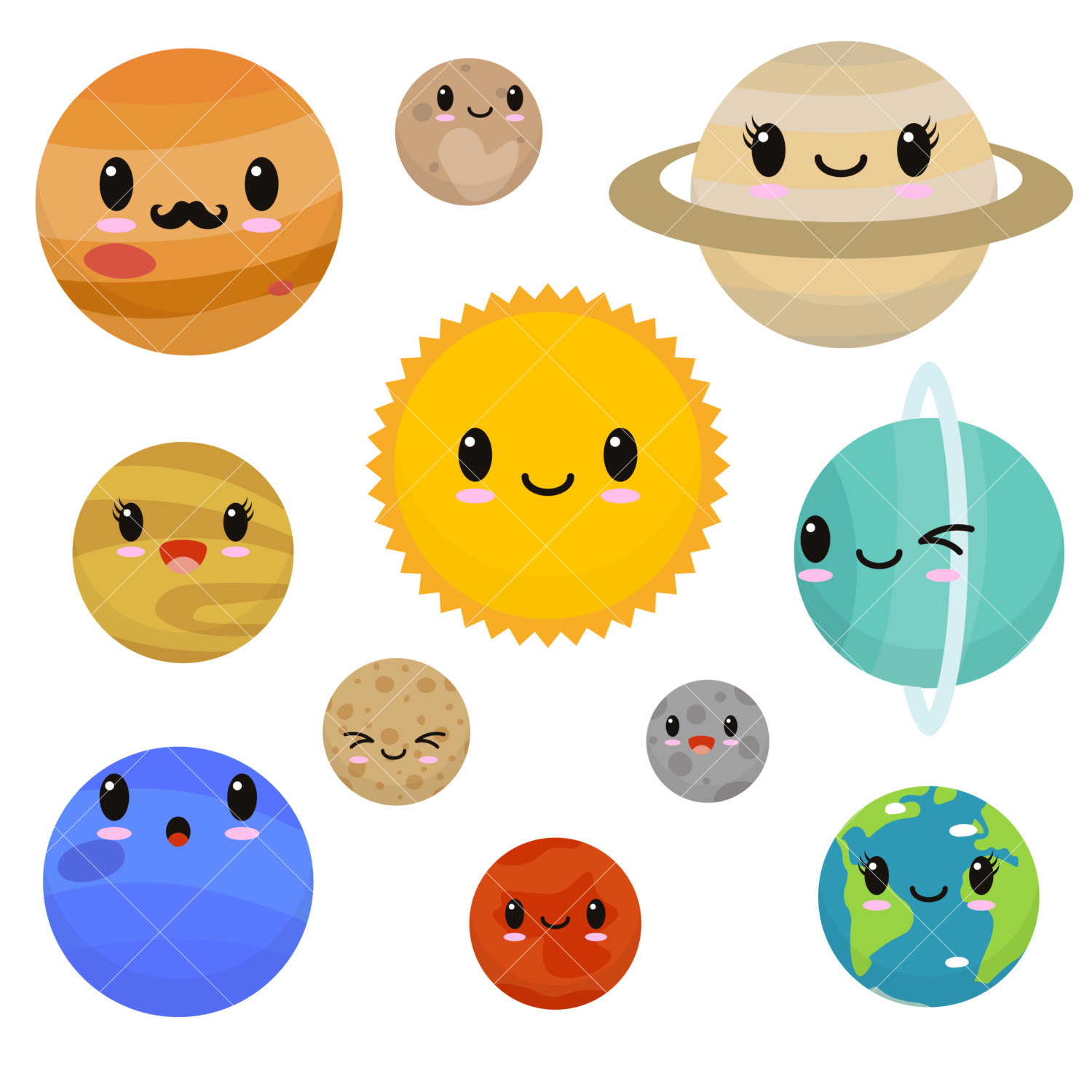 Planets clip art.