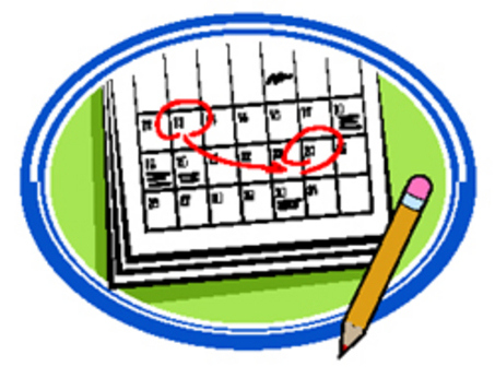 Image of Calendar Clipart #1219, Planner Wall Calendar Clipart.