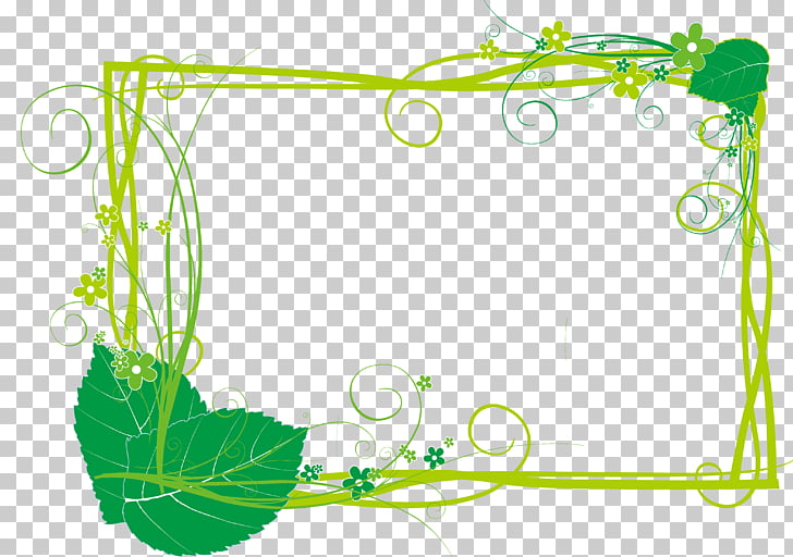 Green Plant Designer , Green and fresh plant borders PNG.