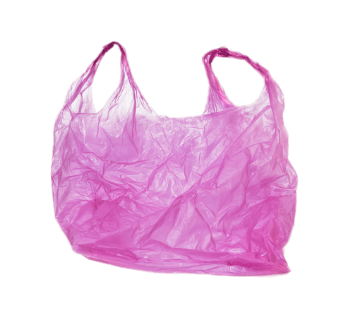 Plastic Bag Pink transparent PNG.