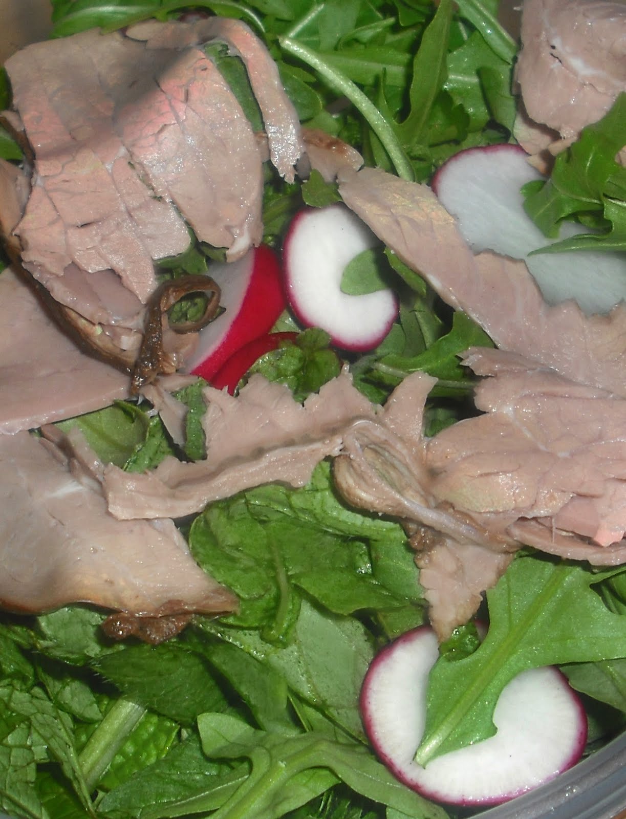 Thai Beef Salad with Mint & Cilantro.