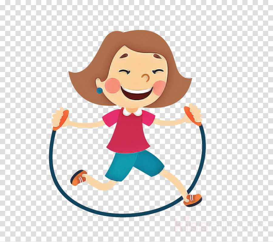 cartoon child smile gesture play clipart.