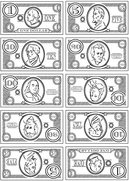 play money clipart