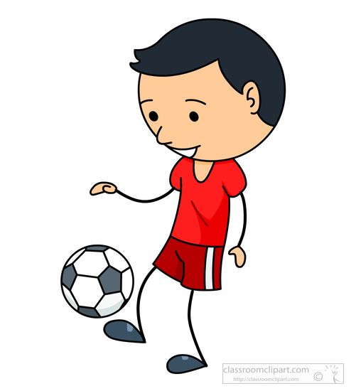 Girl Soccer Player Clipart.