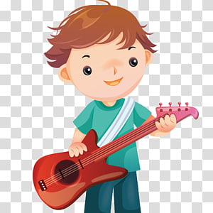 Play The Guitar transparent background PNG cliparts free.