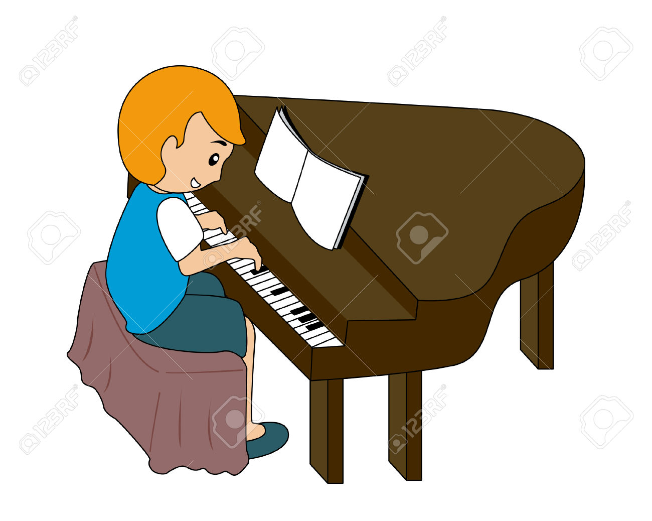 Play the piano clipart 20 free Cliparts | Download images ...