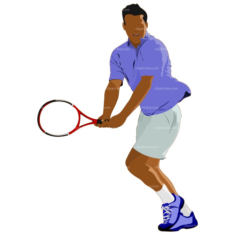 Tennis Player Clipart.