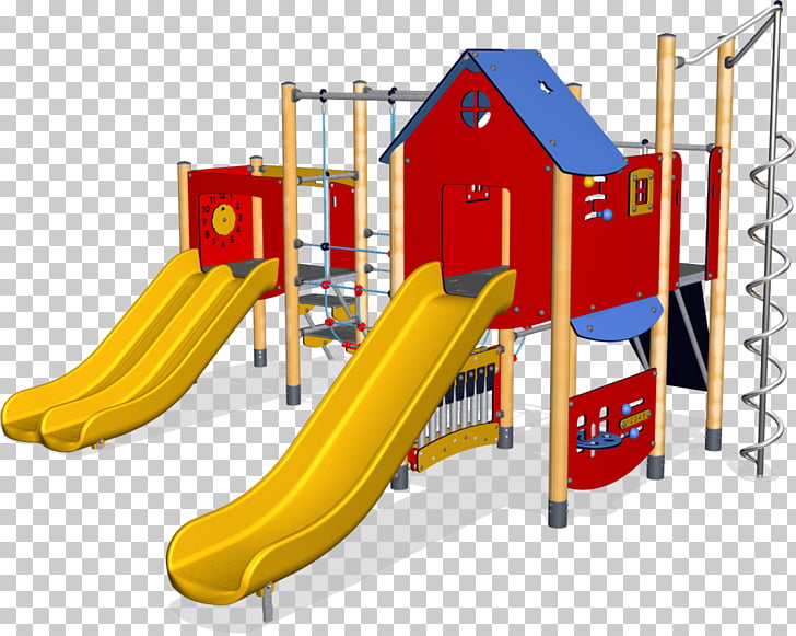 Playground slide Child Kompan, playground strutured top view.