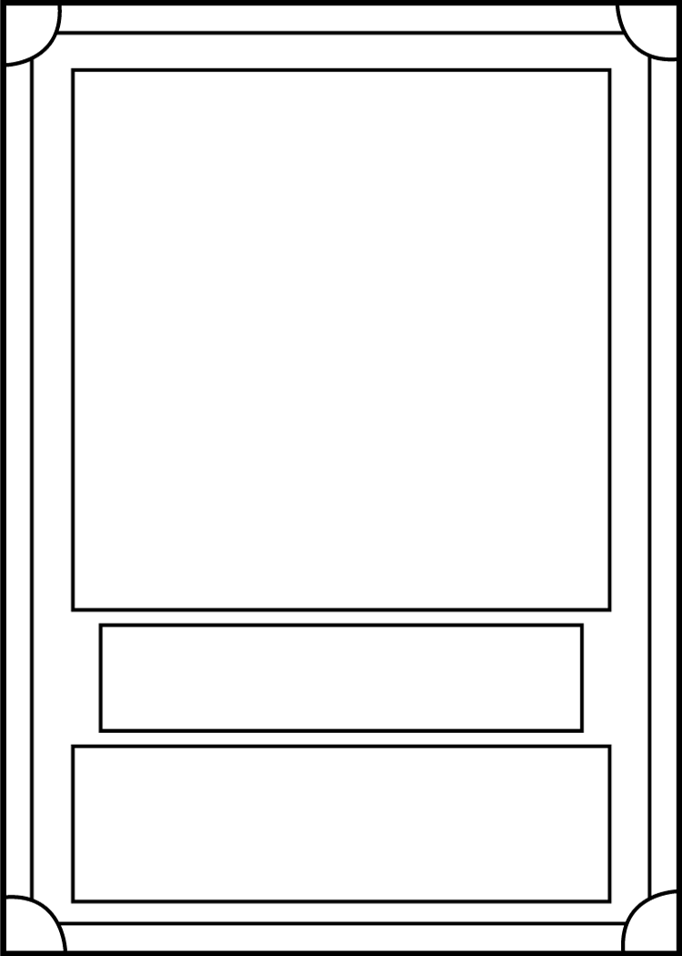 Trading Card Template Front by BlackCarrot1129 on DeviantArt.