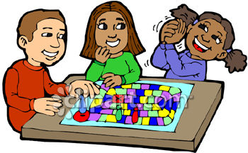 Playing Games Clipart.