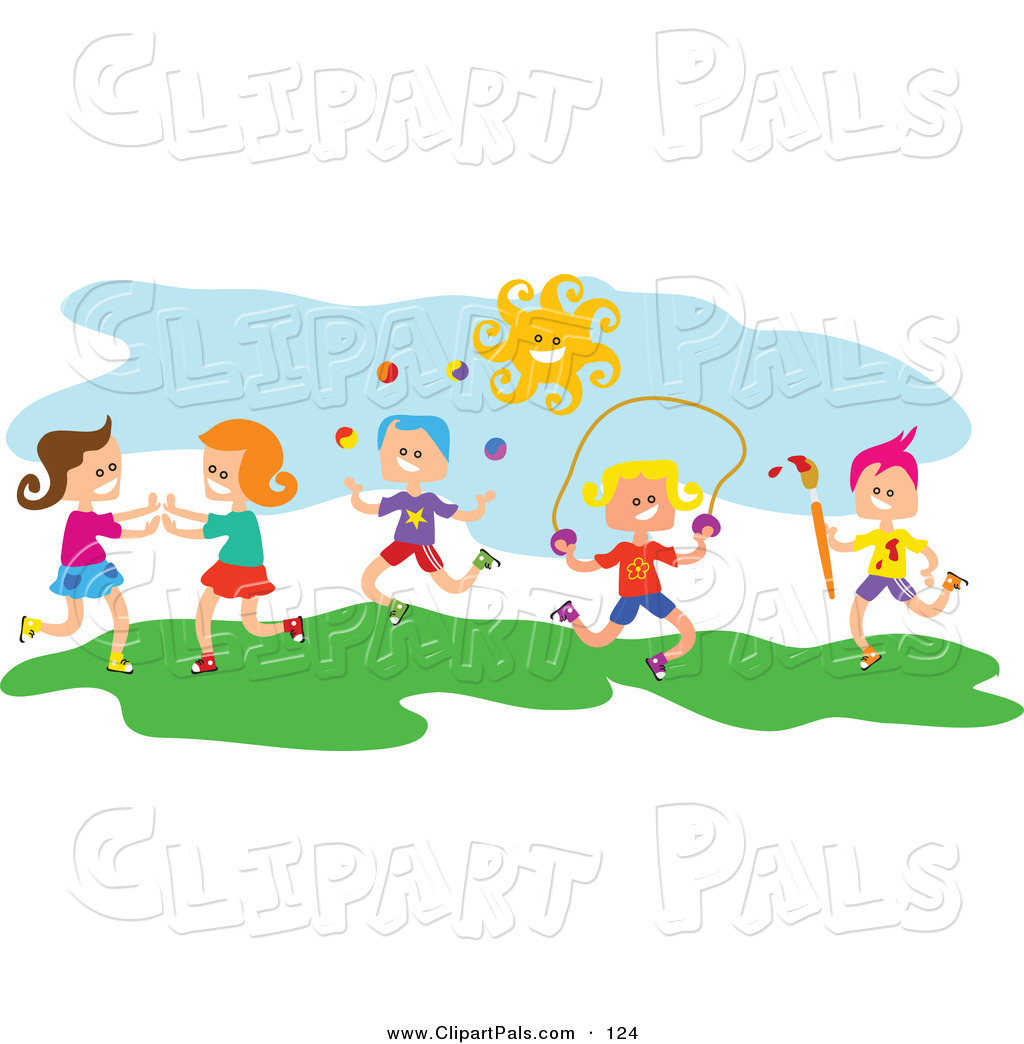 Kids playing outside clipart 8 » Clipart Station.