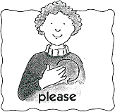 Please Sign Language Clipart.