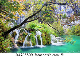 Croatia plitwitz lakes waterfall Stock Photo Images. 3,291 croatia.