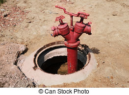 Stock Photo of plug valve biogas.