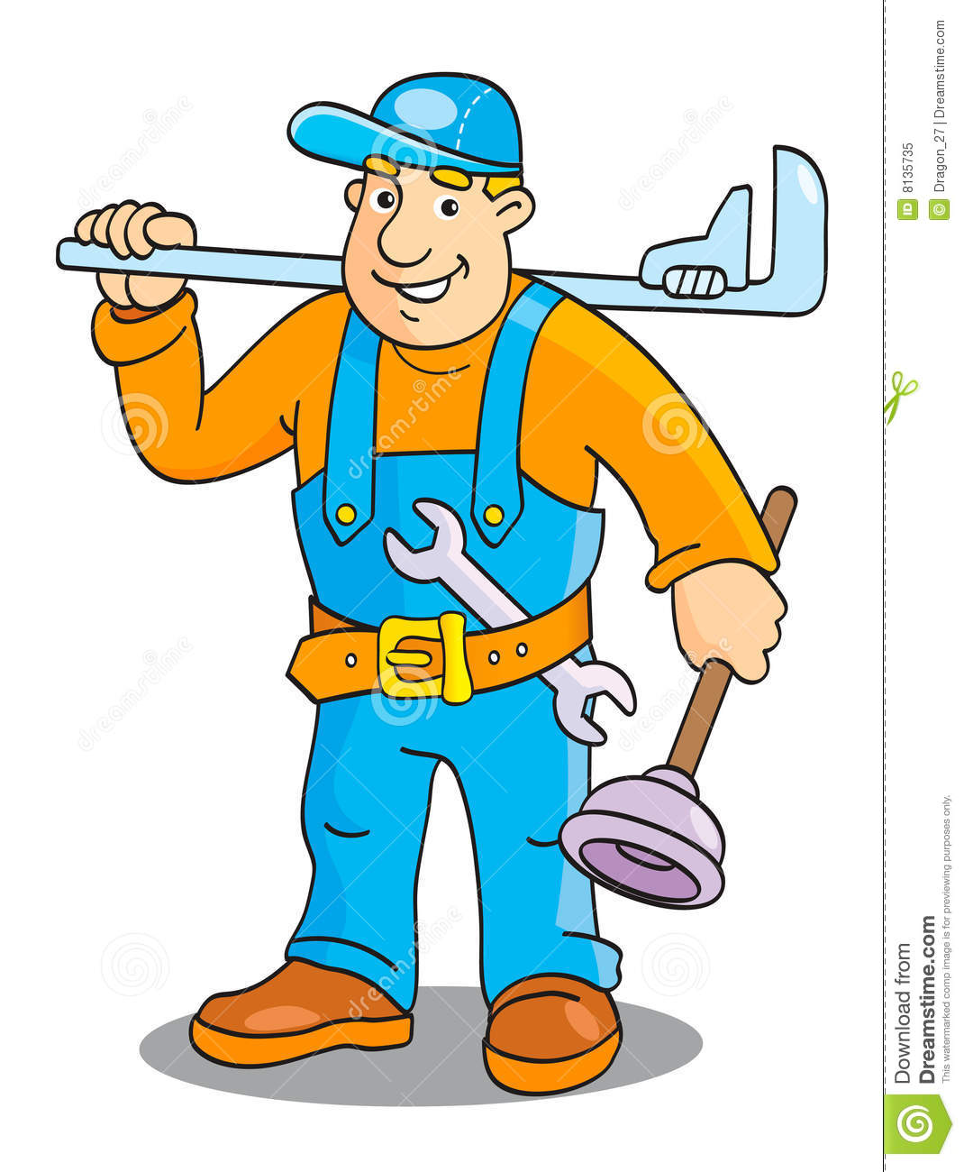 Plumber Royalty Free Stock Photo.