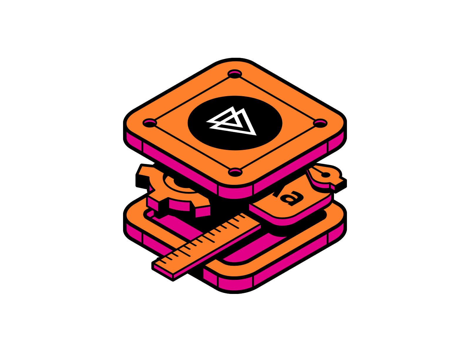 Pluralsight: Design System Sticker by Justin Mezzell for.