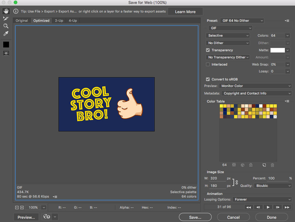 Making Animated GIFs From After Effects Comps.