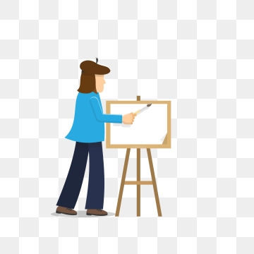 Artist Painting Png, Vector, PSD, and Clipart With.