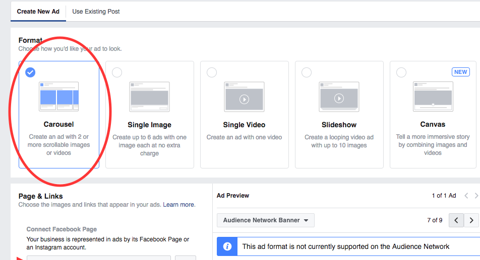 How To Create, Customize & Edit A Facebook Carousel Ad.