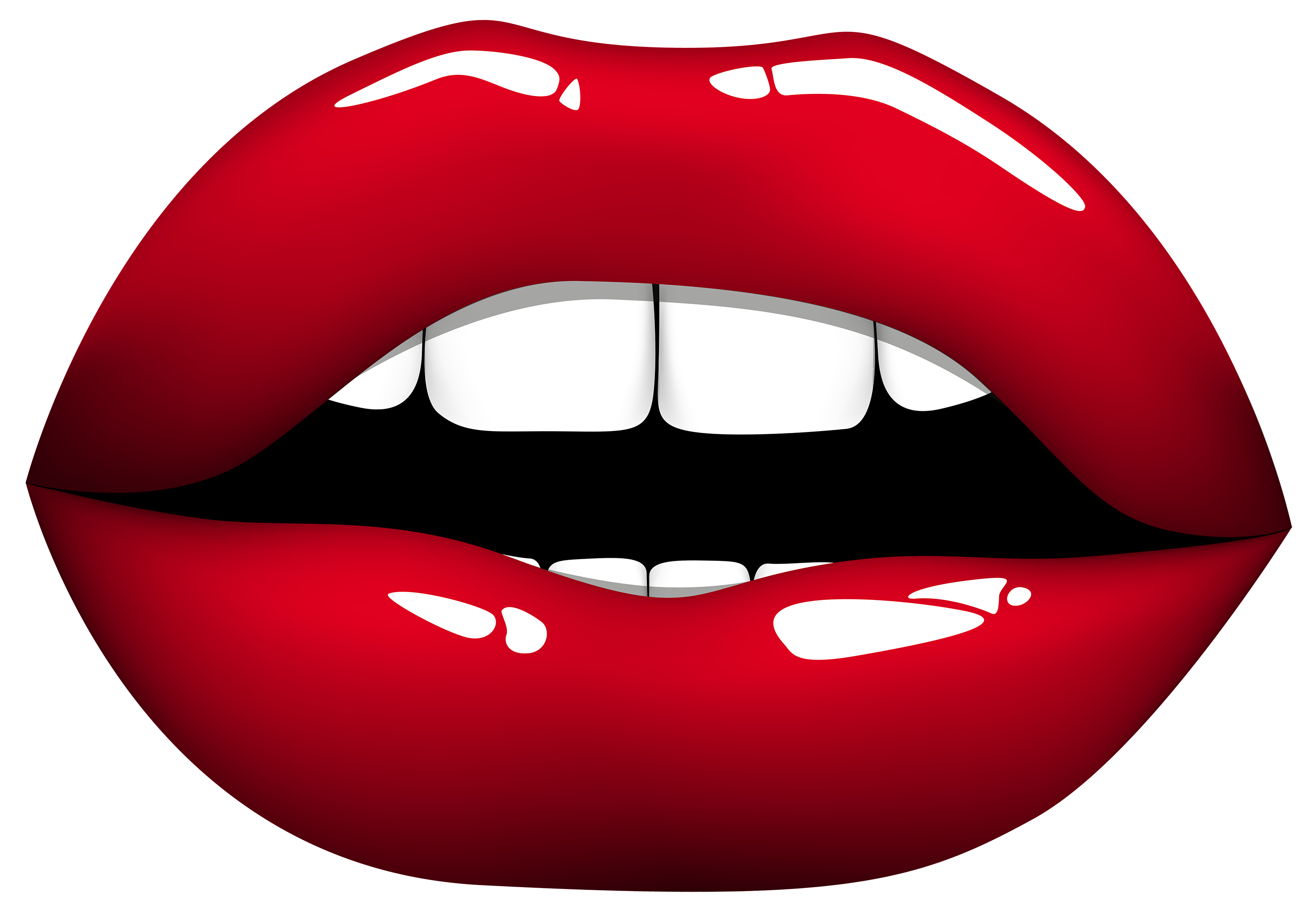 Red Lips PNG Clipart.