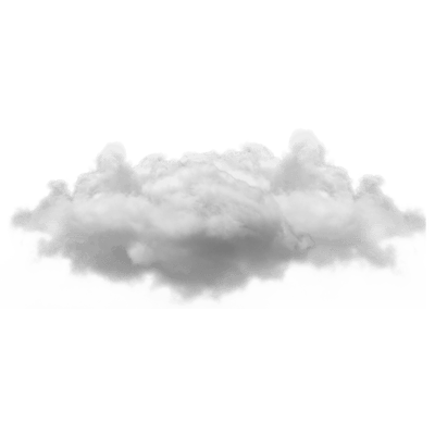 Small Single Cloud transparent PNG.