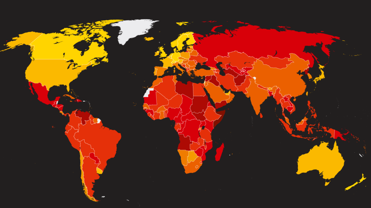 Corruption Perceptions Index 2018.