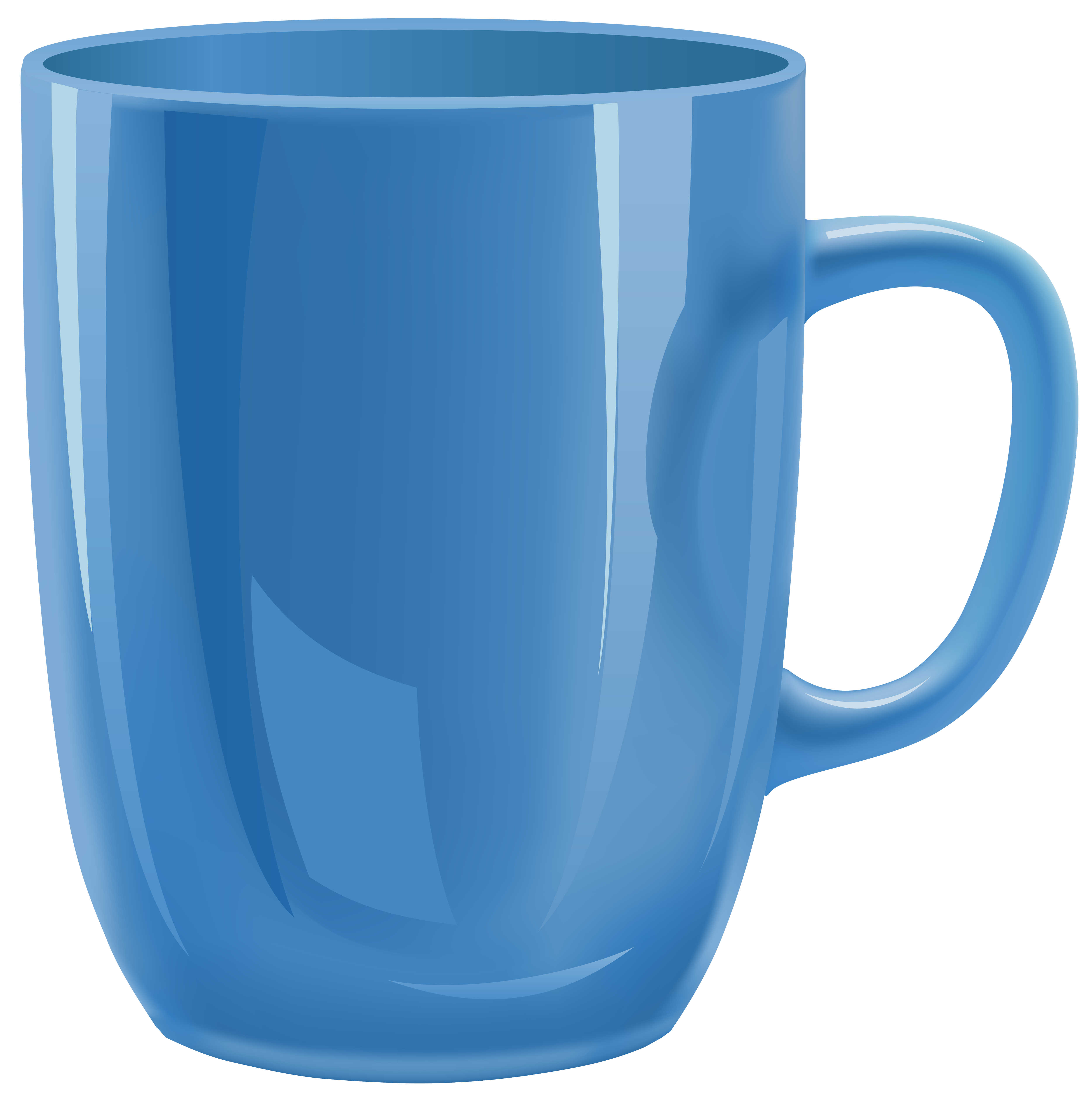 Blue Cup PNG Clipart.