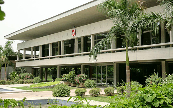 Embassy of Switzerland in New Delhi, India.