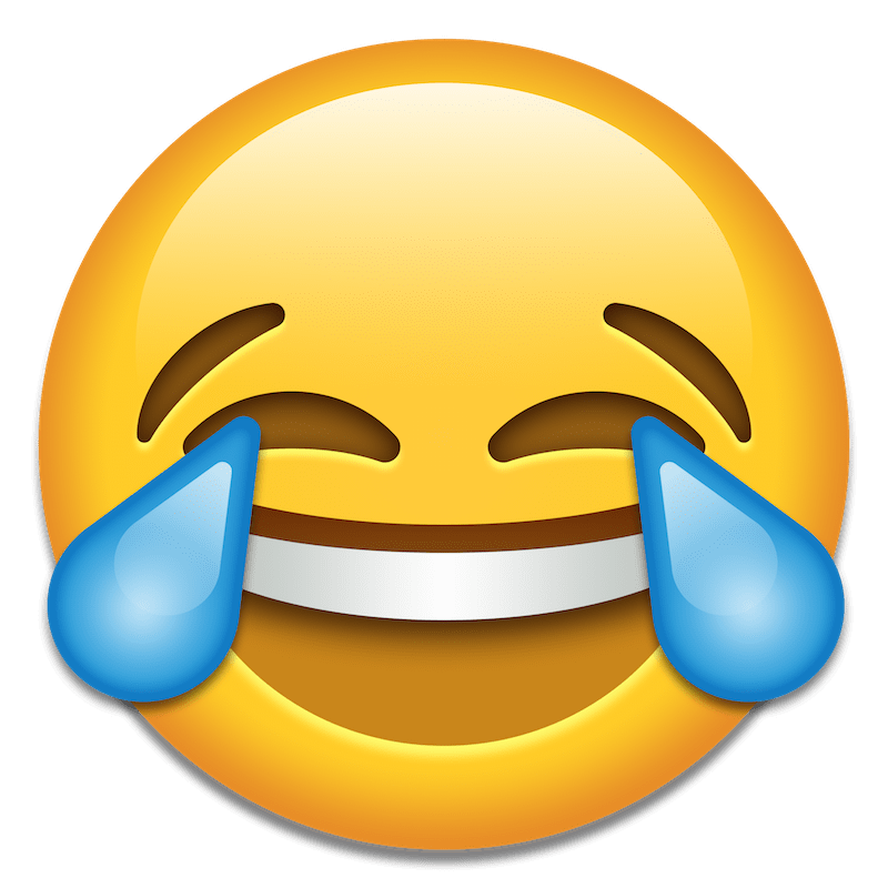 Face With Tears Of Joy Emoji transparent PNG.