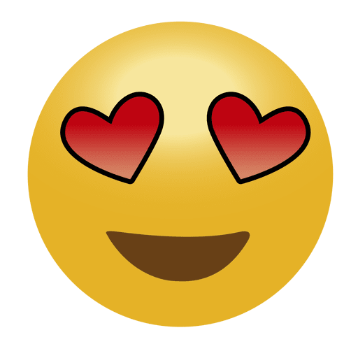 In love emoji emoticon.