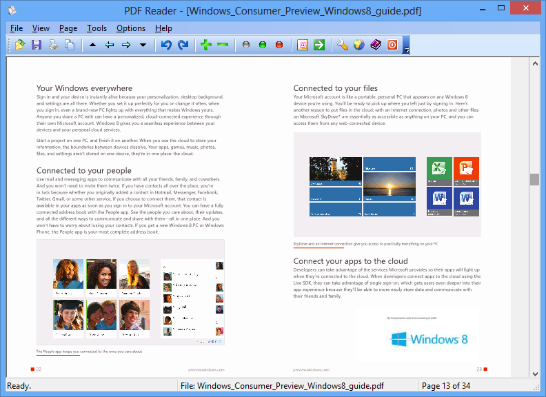 PDF Reader for Windows 8, Windows 8.1.