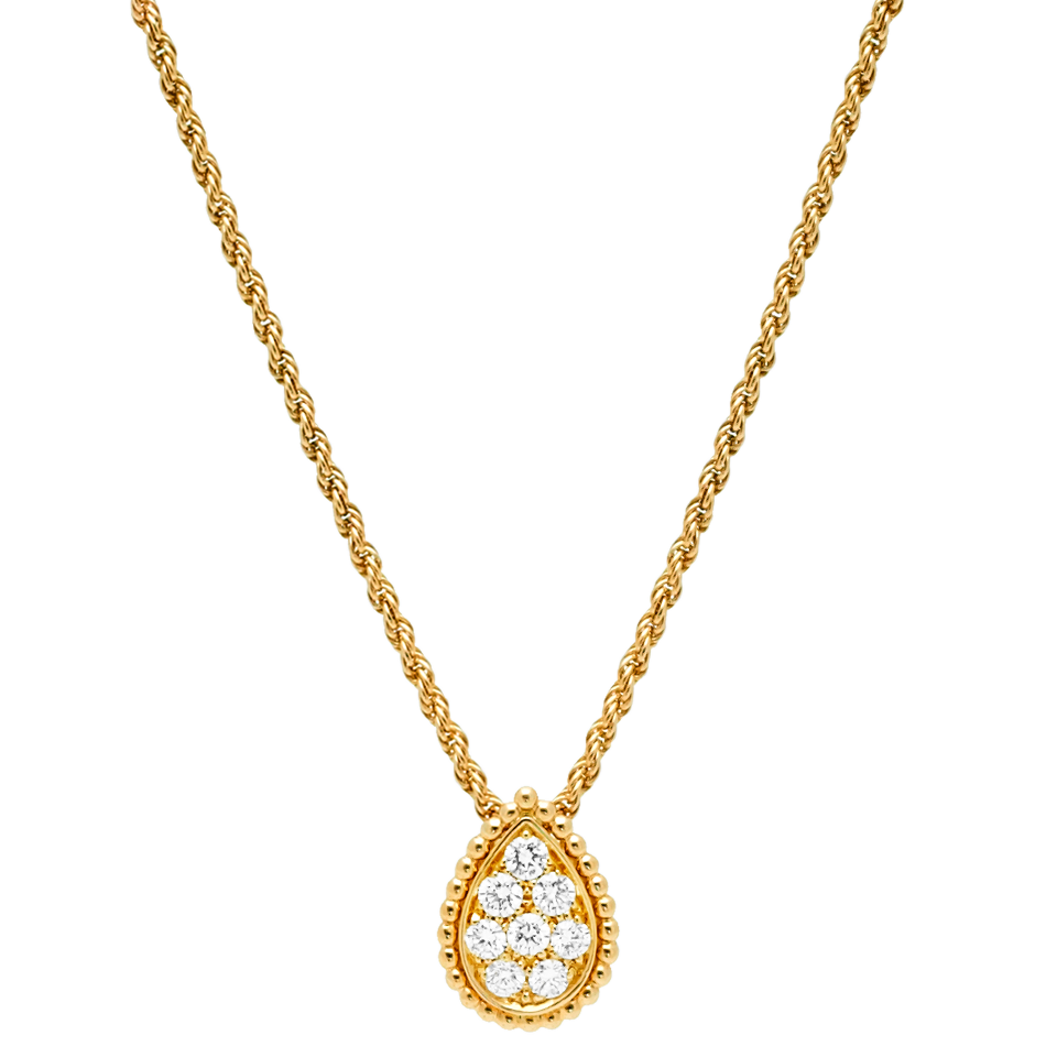 Gold Pendant PNG Image.
