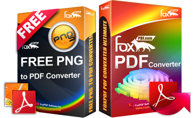 FoxPDF Free PNG to PDF Converter, Free PNG to PDF Converter.