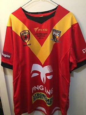 PAPUA NEW GUINEA PNG Kumuls rugby league jersey NRL XL.