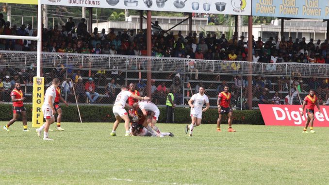 Battling England Knights win in Papua New Guinea.