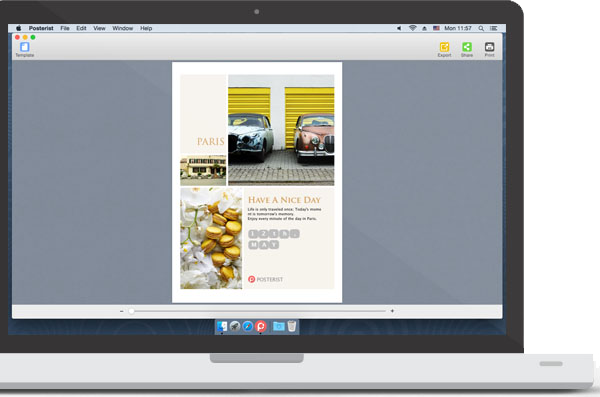 An Easy and Quick Poster Maker on Mac.