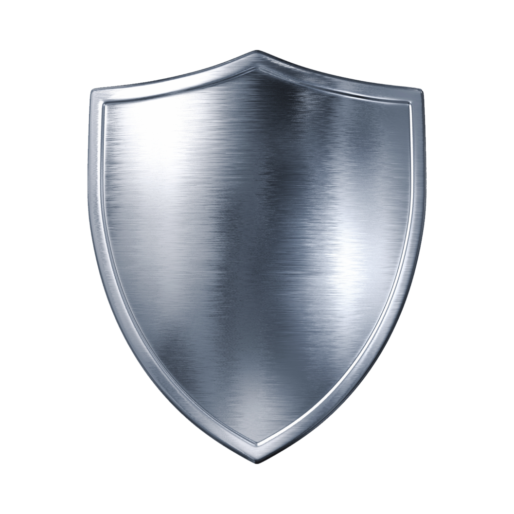 Silver Sheild PNG Image.