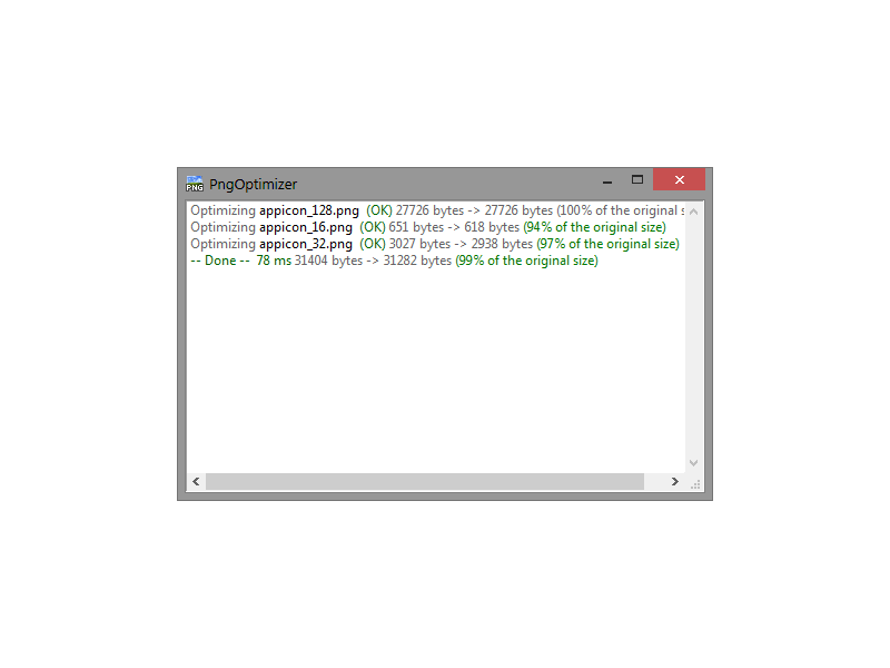 PngOptimizer Portable (PNG file optimizer).
